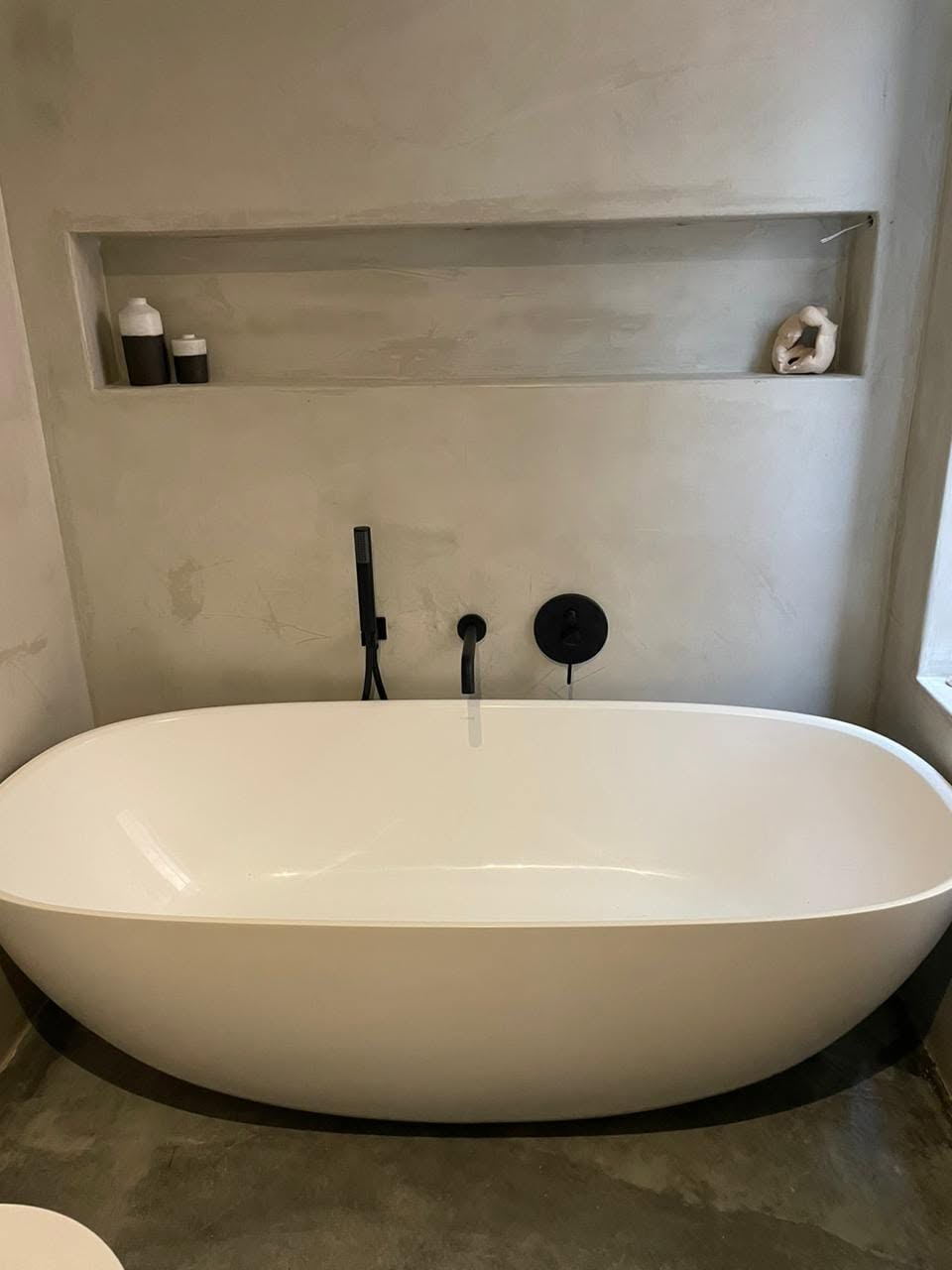 Bathroom with freestanding bath — Majors Builders
