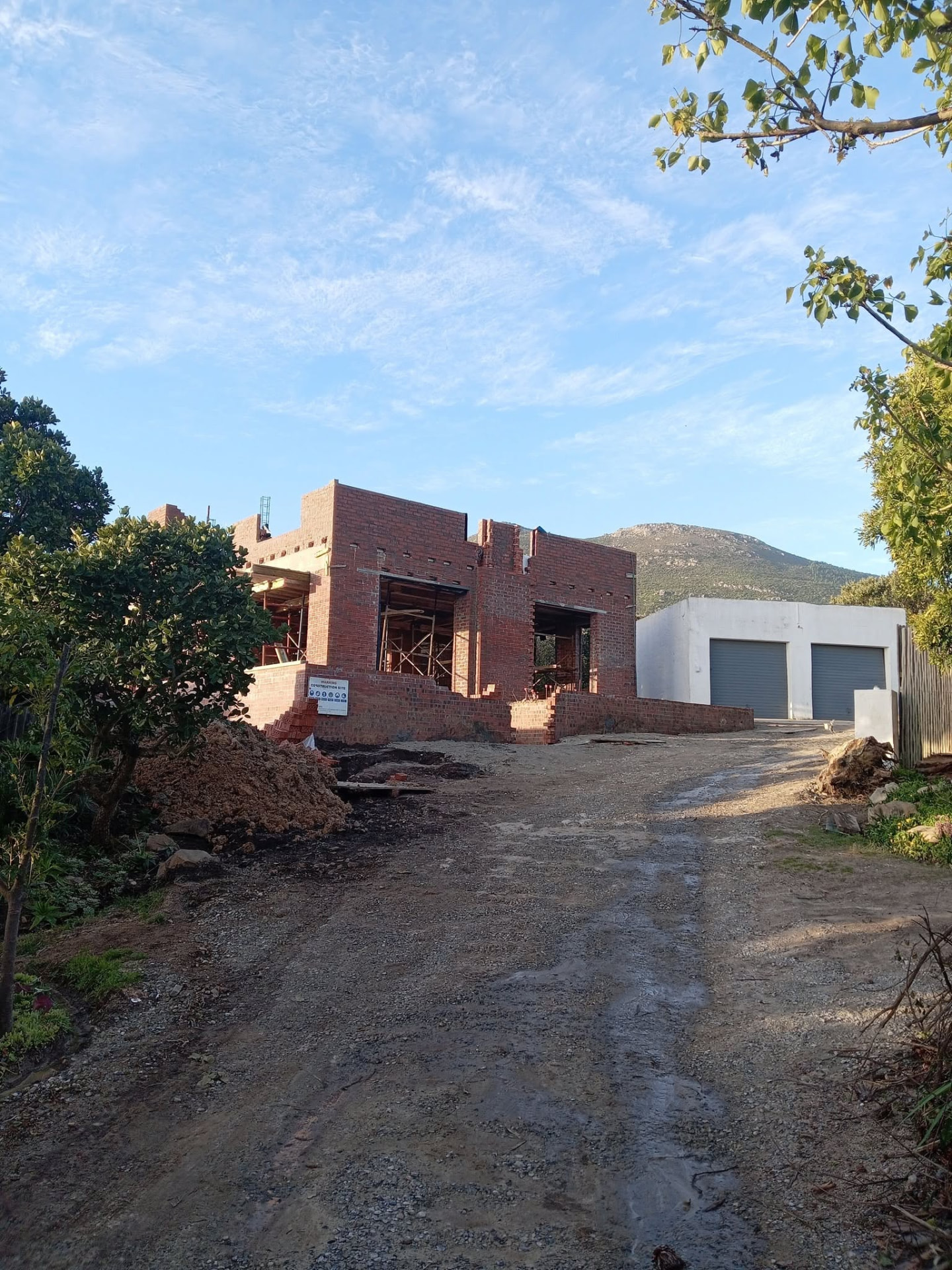 House brickwork on site — Majors Builders